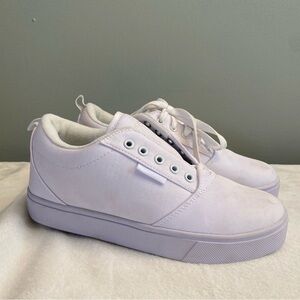 Heelys Pro 20 Canvas White Wheeled Skate Shoes